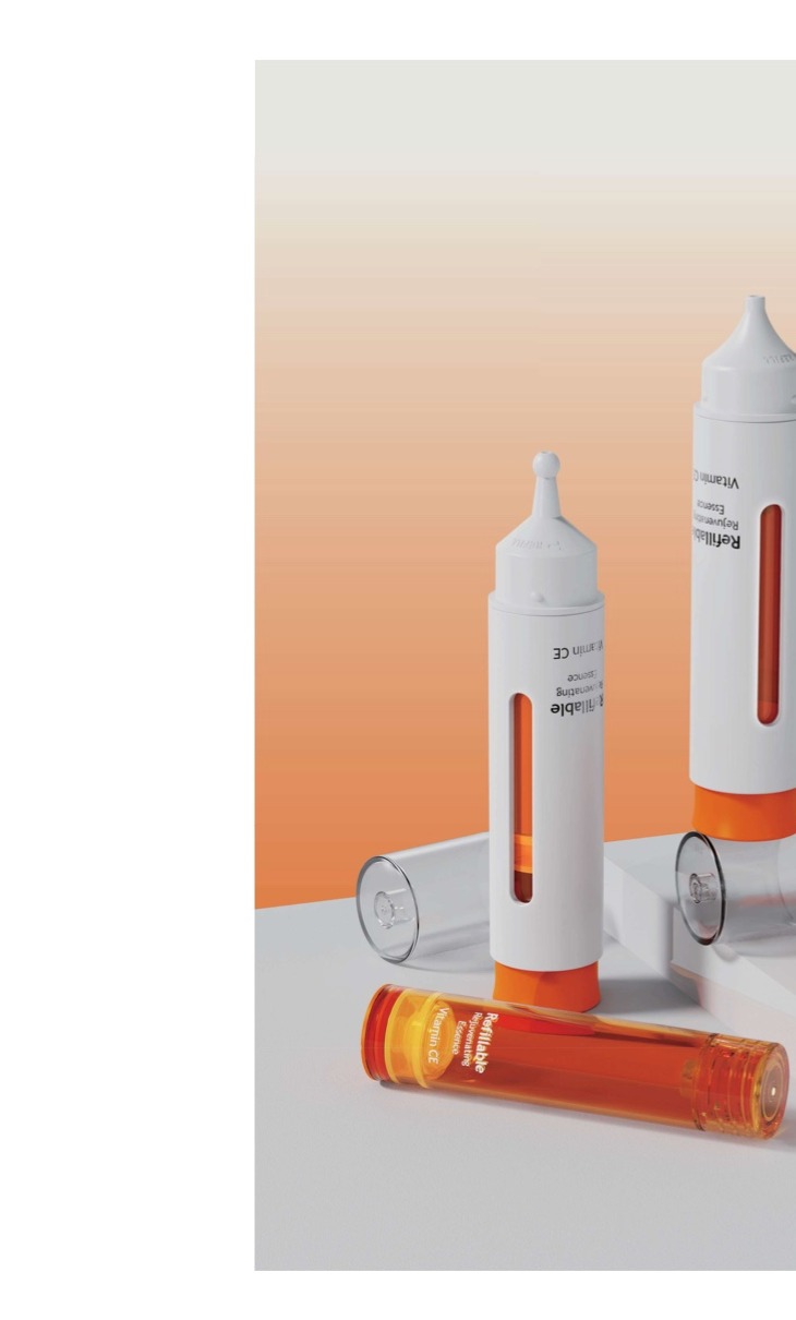 MEGEE dual chamber airless concept